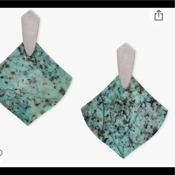 Kendra Scott Astoria African Turquoise Earrings - Picture 3 of 9